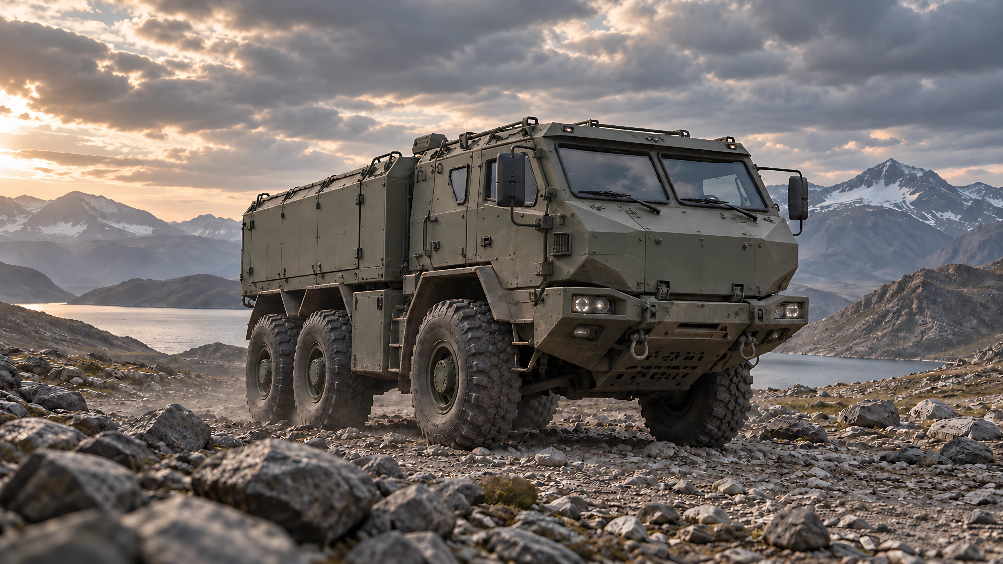 Military vehicles: illustrative image